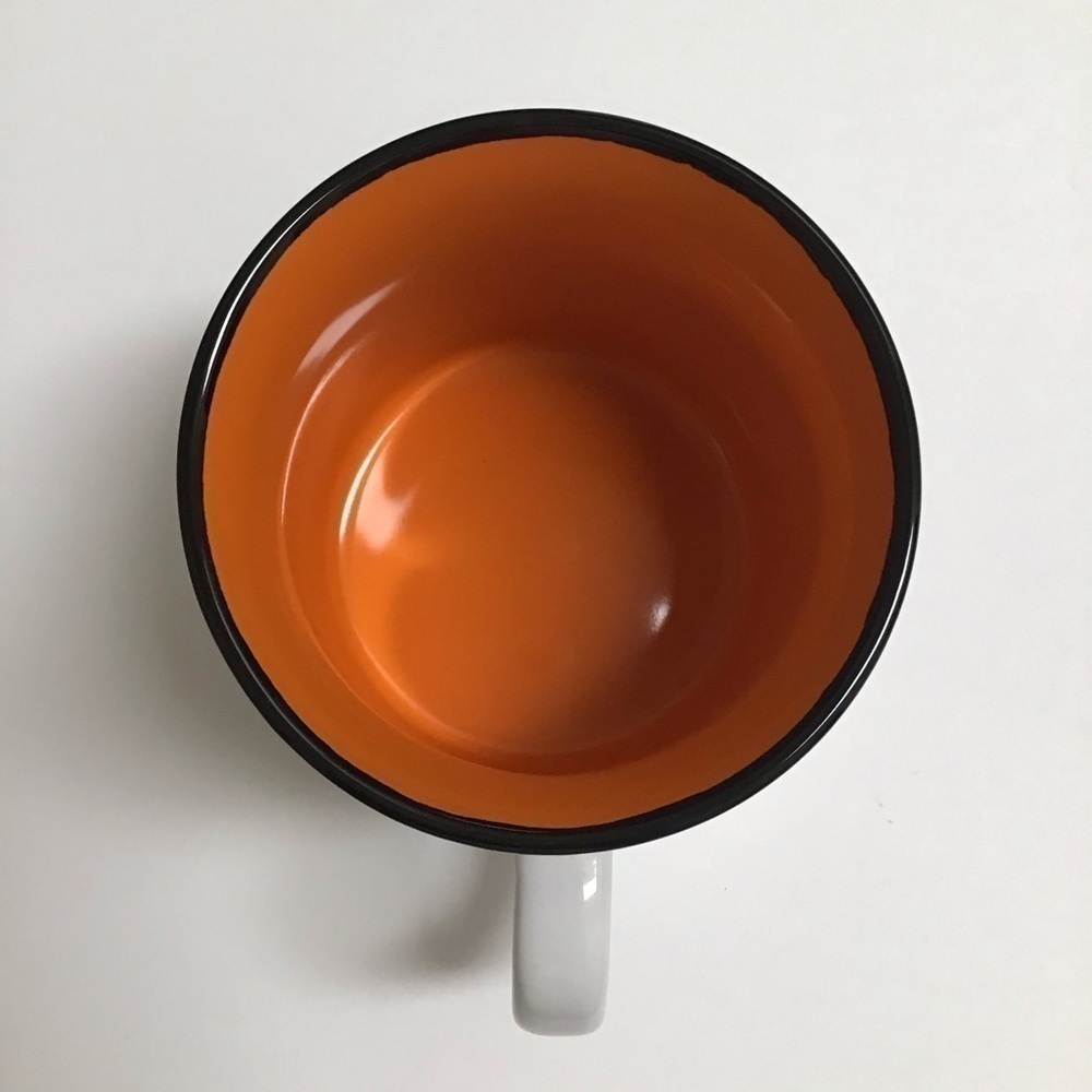 NEW Halloween Coffee Mug I Like My Coffee Wicked Witch Broom Orange Black Picks - Picture 11 of 15